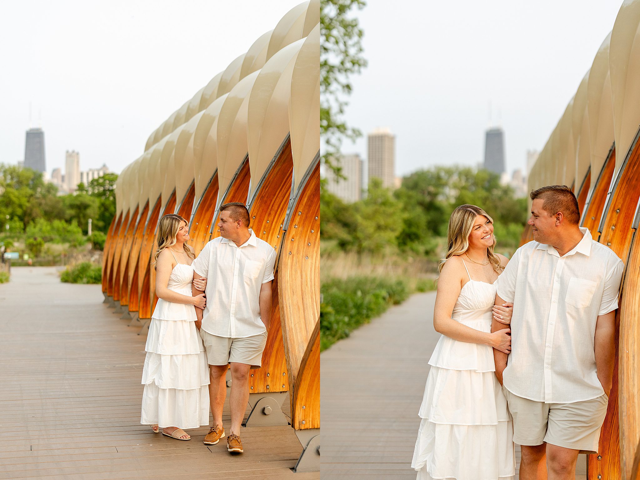 Lincoln Park & North Avenue Beach engagement photos with Chicagoland wedding photographer Jillian Photography.