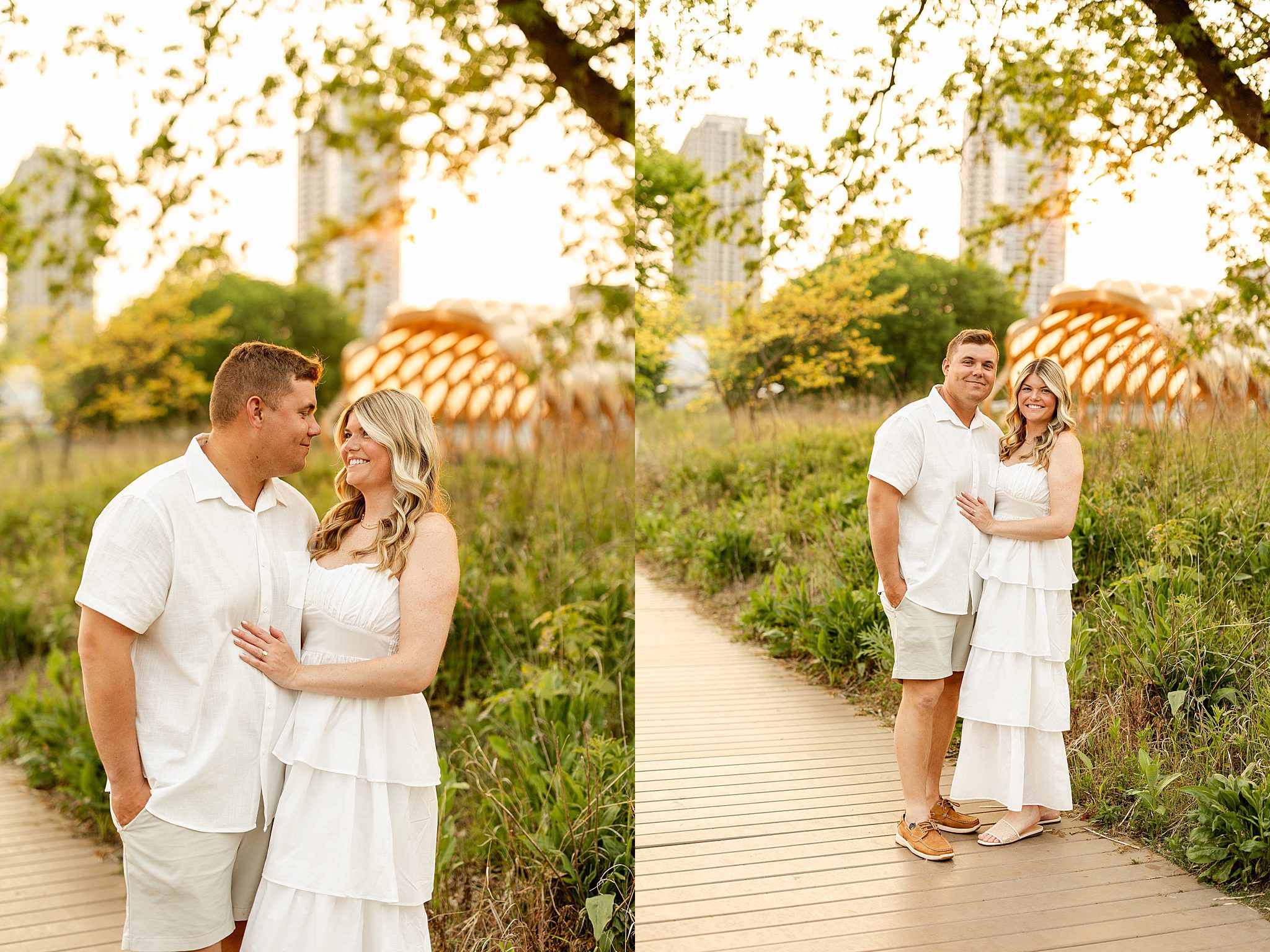 Lincoln Park & North Avenue Beach engagement photos with Chicagoland wedding photographer Jillian Photography.