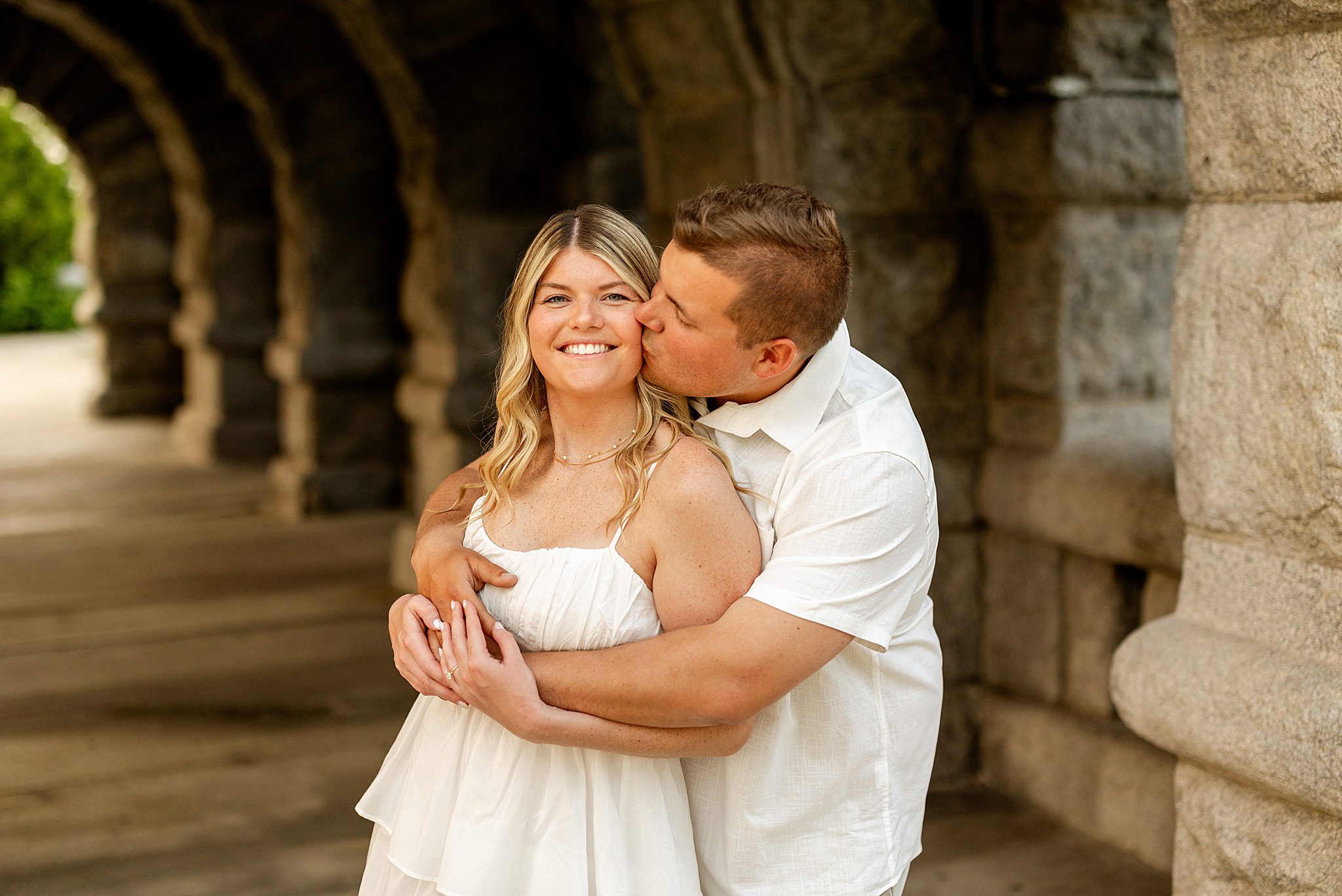 Lincoln Park & North Avenue Beach engagement photos with Chicagoland wedding photographer Jillian Photography.