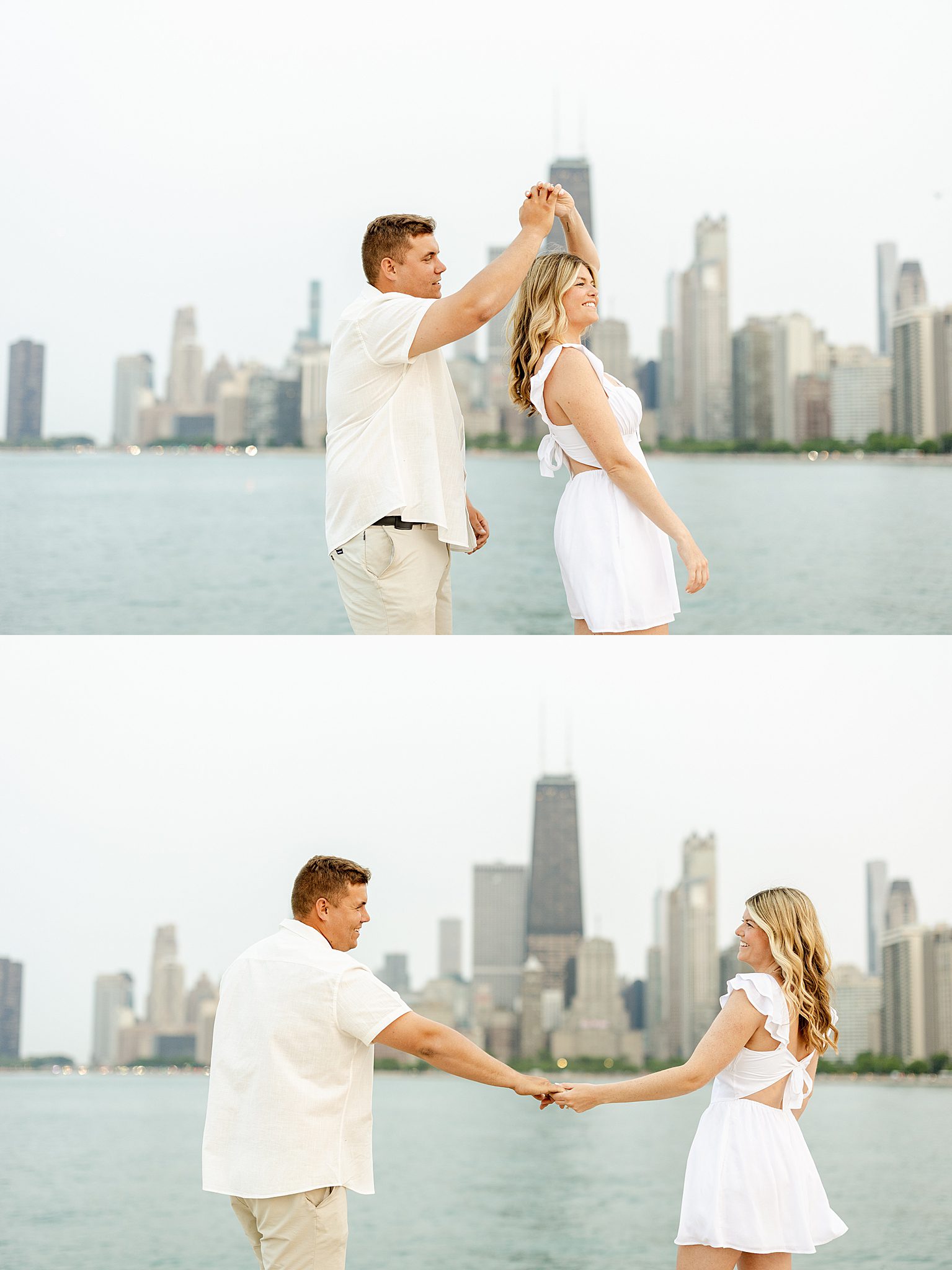 Lincoln Park & North Avenue Beach engagement photos with Chicagoland wedding photographer Jillian Photography.