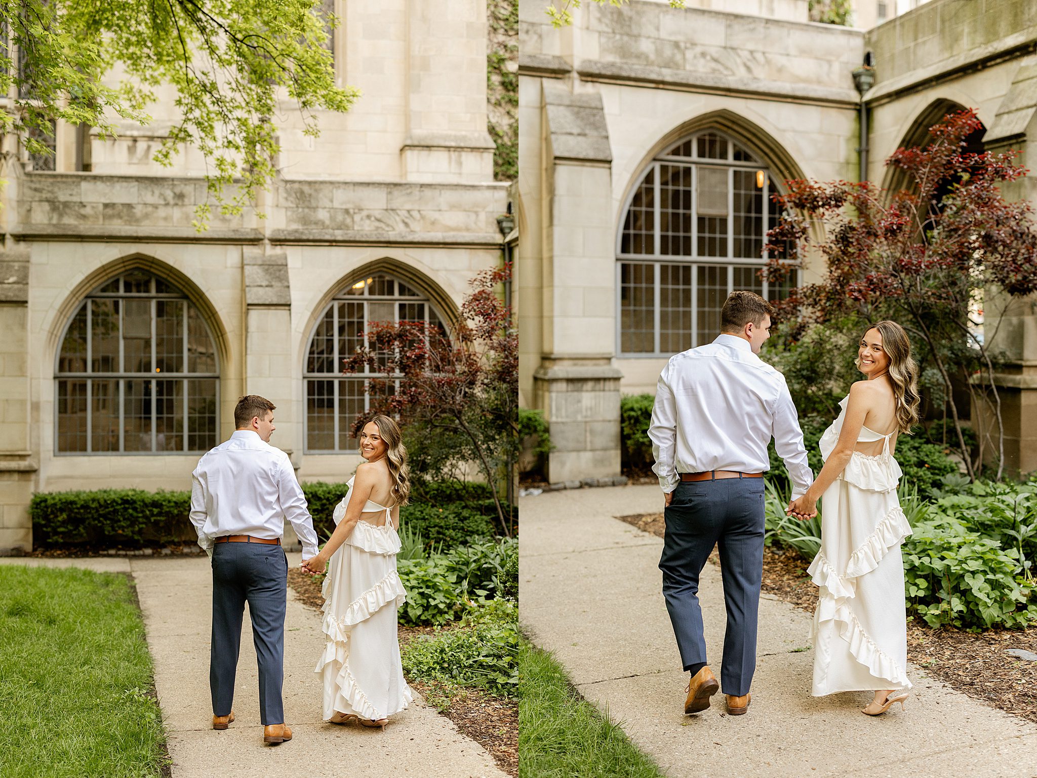 Summer Chicago engagement photos with Chicagoland engagement and wedding photographer Jillian Photography.