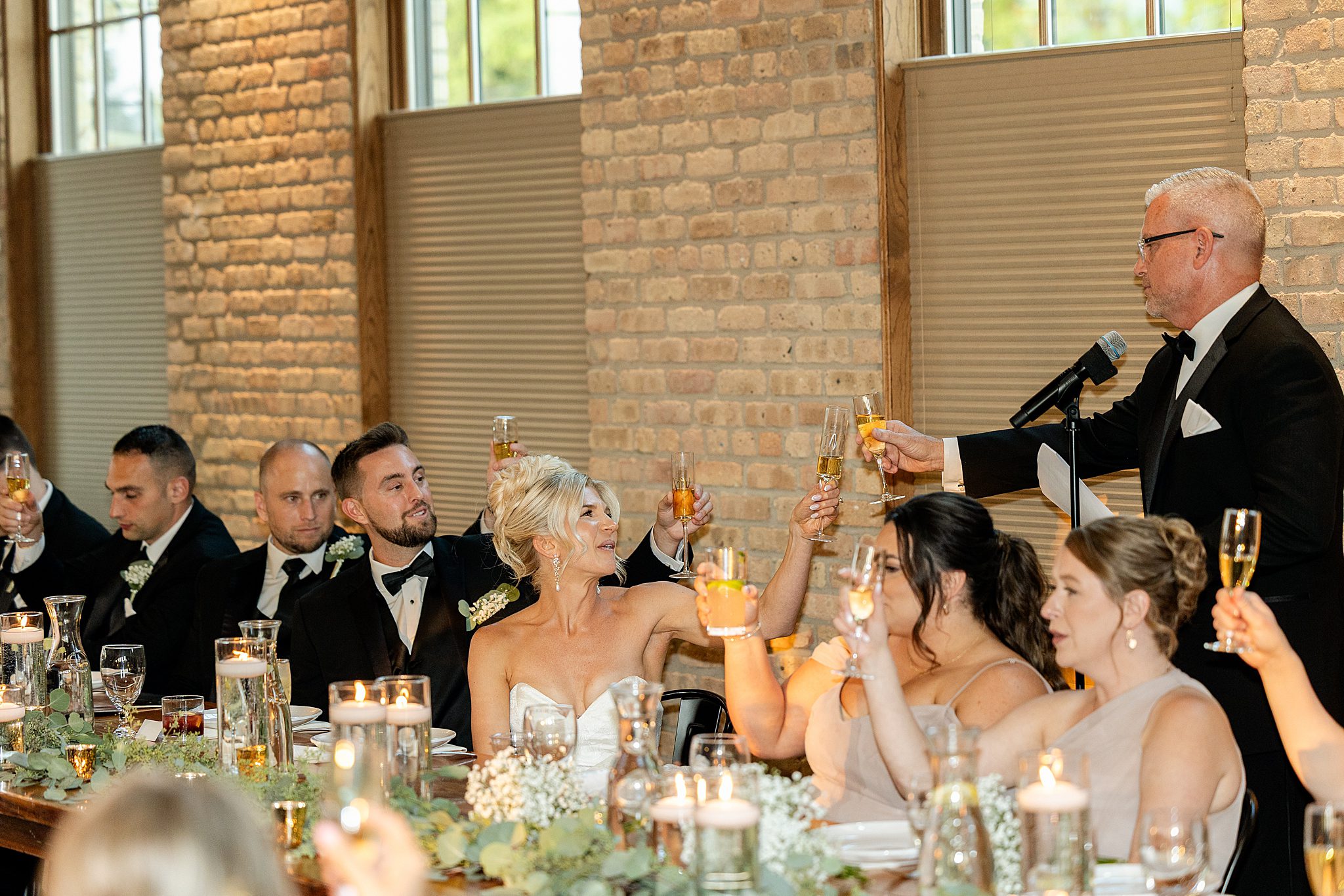 Summer The BRIX on the Fox wedding day in Carpentersville, Illinois with Chicagoland wedding photographer Jillian Photography.