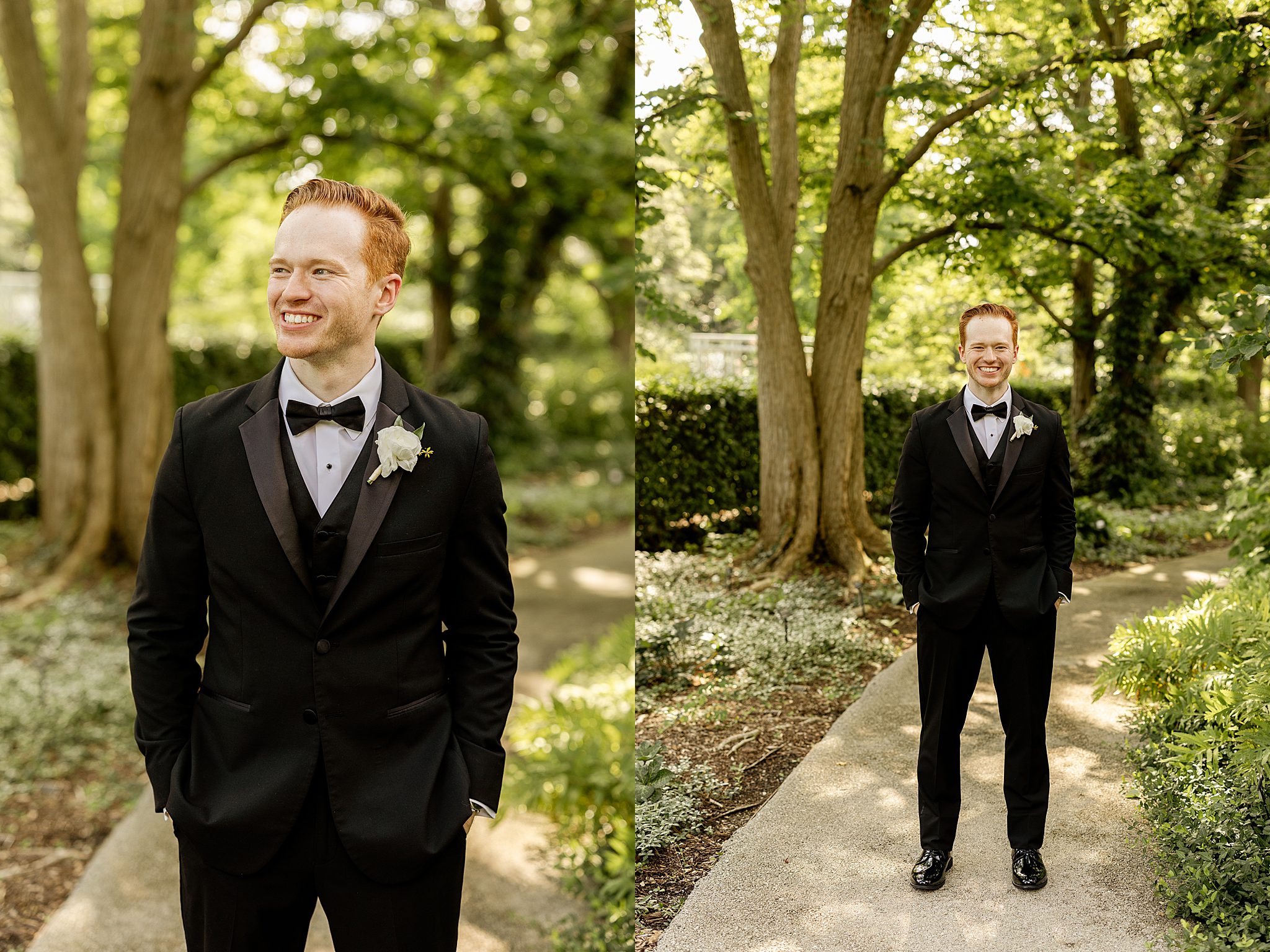 Summer Morton Arboretum wedding day in Lisle, Illinois with Chicagoland wedding photographer Jillian Photography.