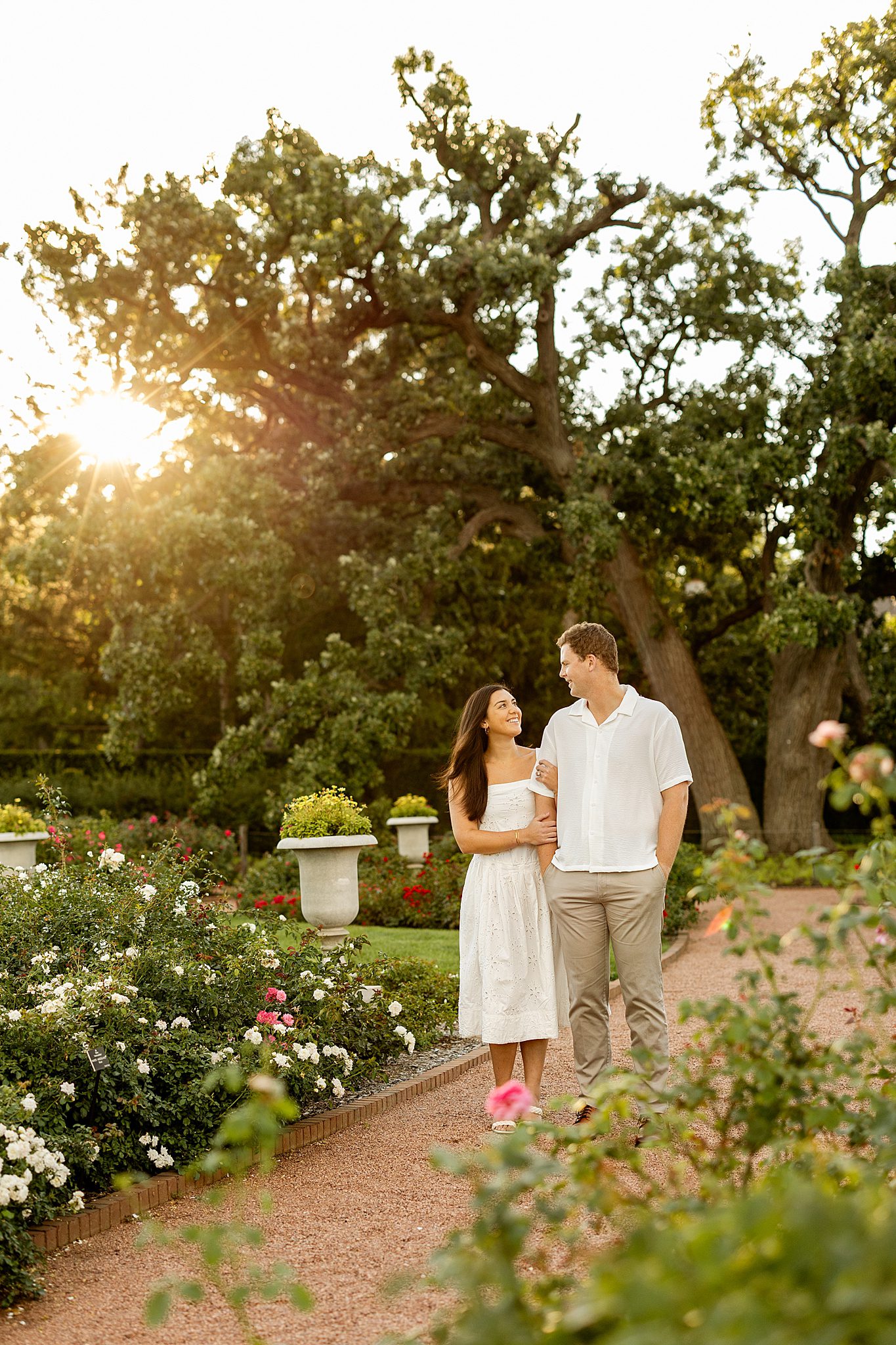 Cantigny Park engagement photos with Chicagoland engagement and wedding photographer Jillian Photography.