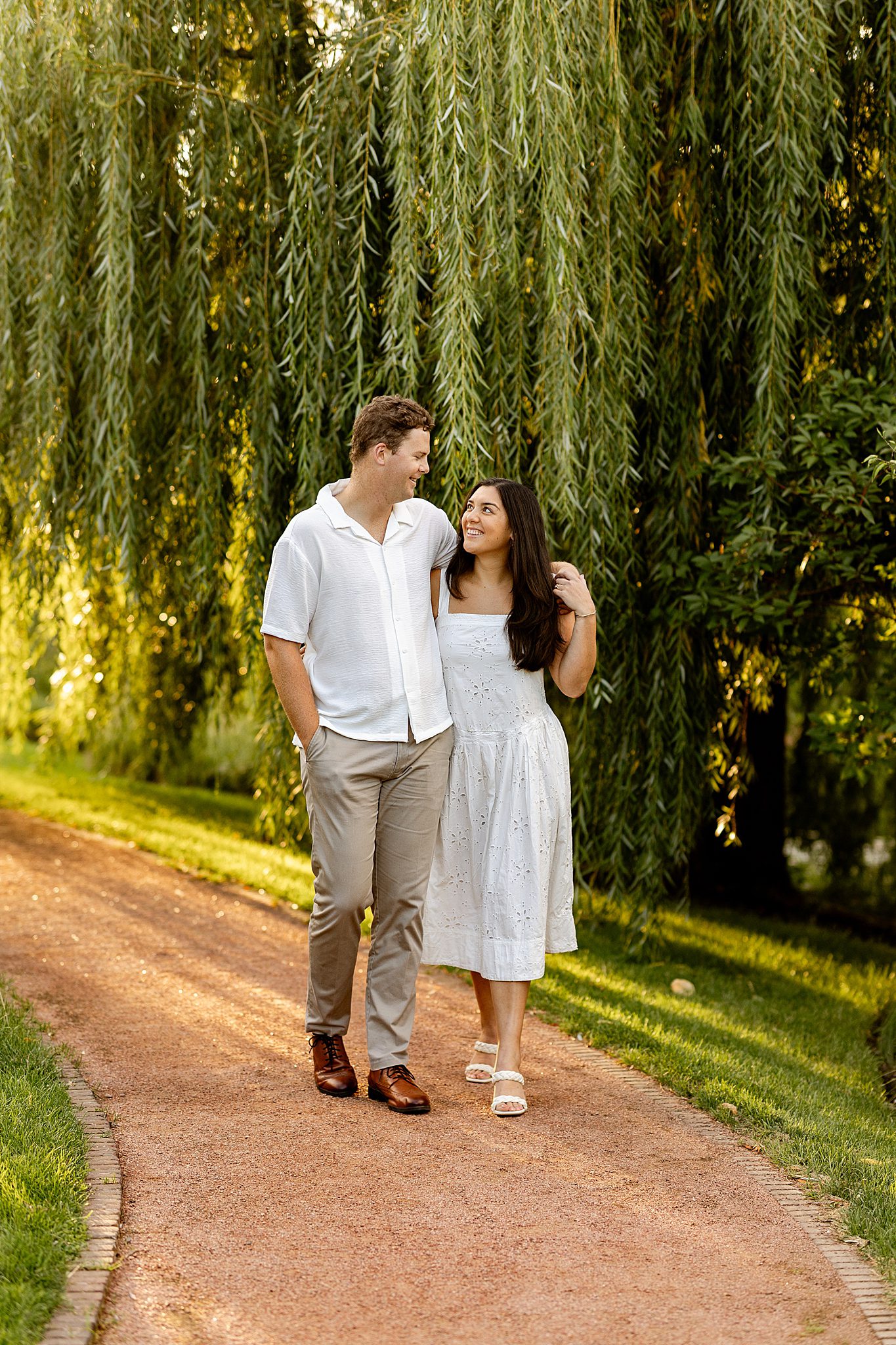 Cantigny Park engagement photos with Chicagoland engagement and wedding photographer Jillian Photography.