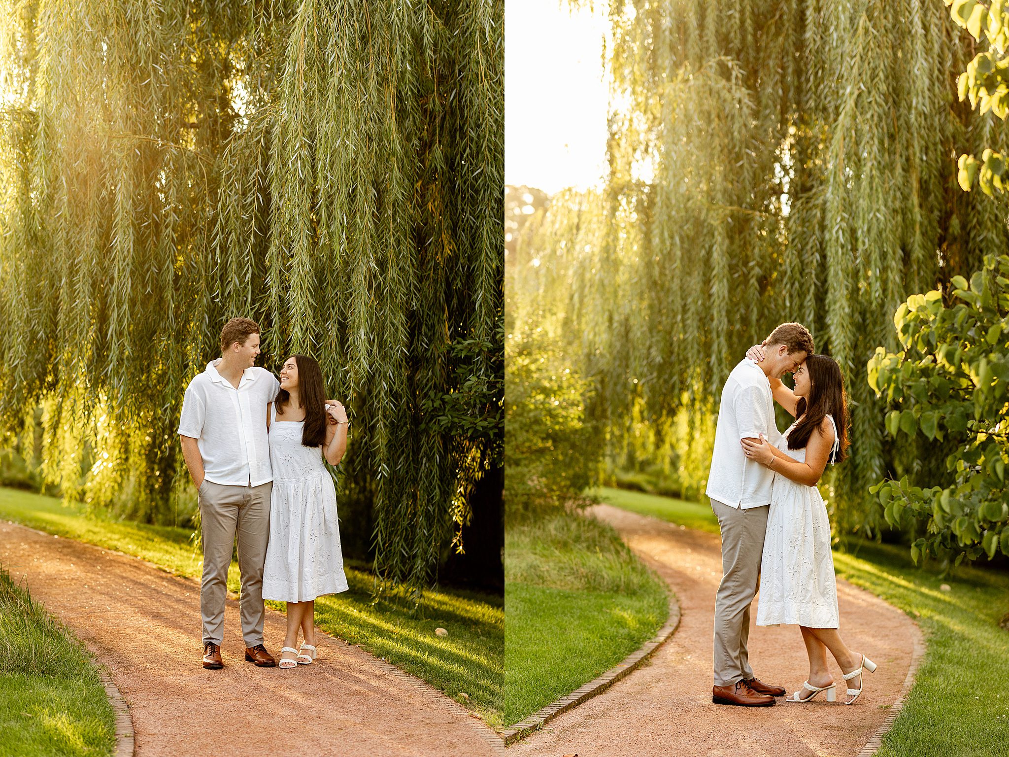Cantigny Park engagement photos with Chicagoland engagement and wedding photographer Jillian Photography.