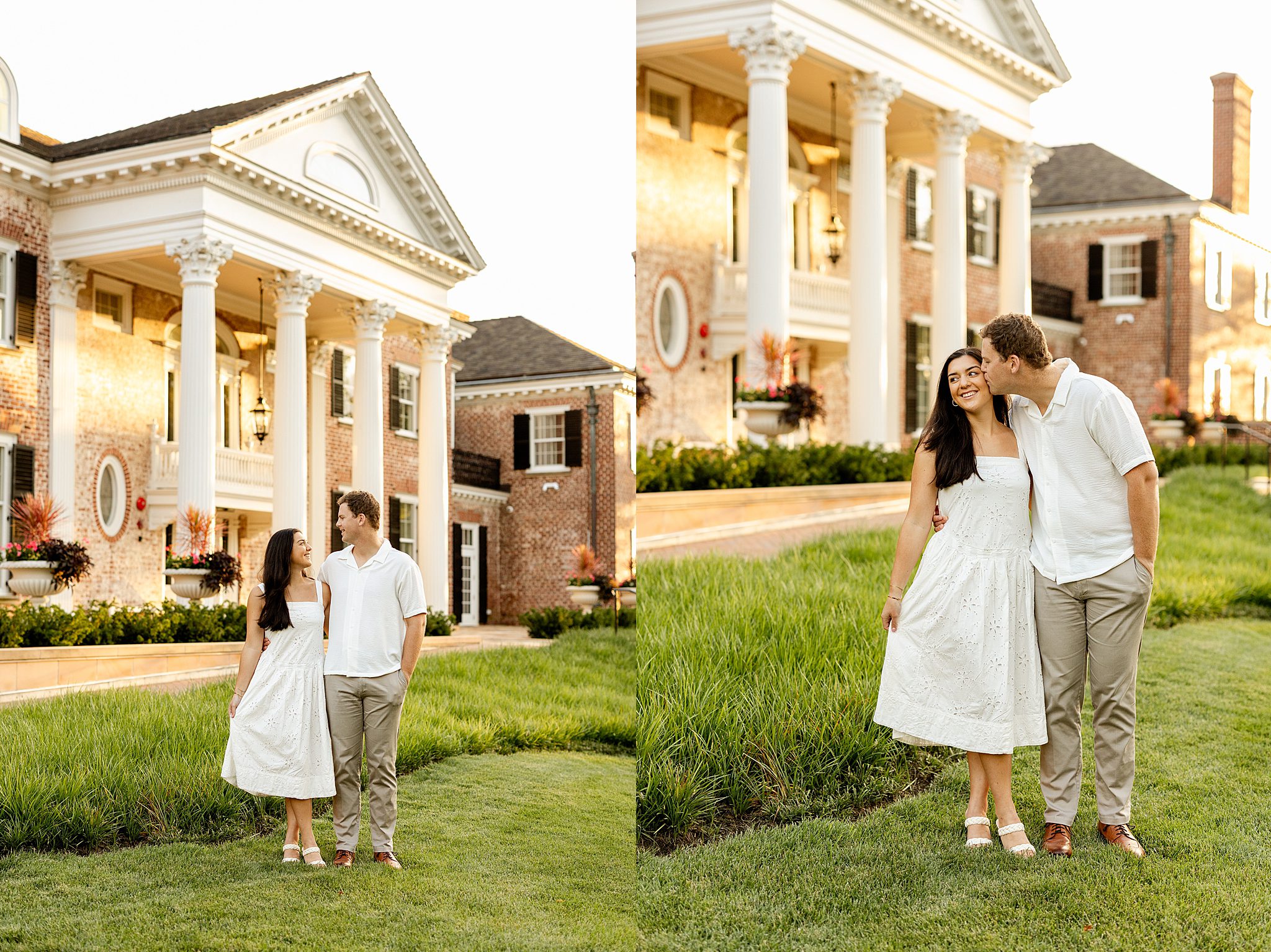Cantigny Park engagement photos with Chicagoland engagement and wedding photographer Jillian Photography.