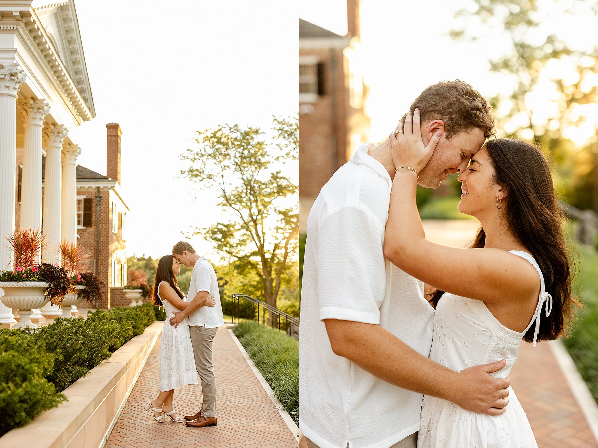 Cantigny Park engagement photos with Chicagoland engagement and wedding photographer Jillian Photography.