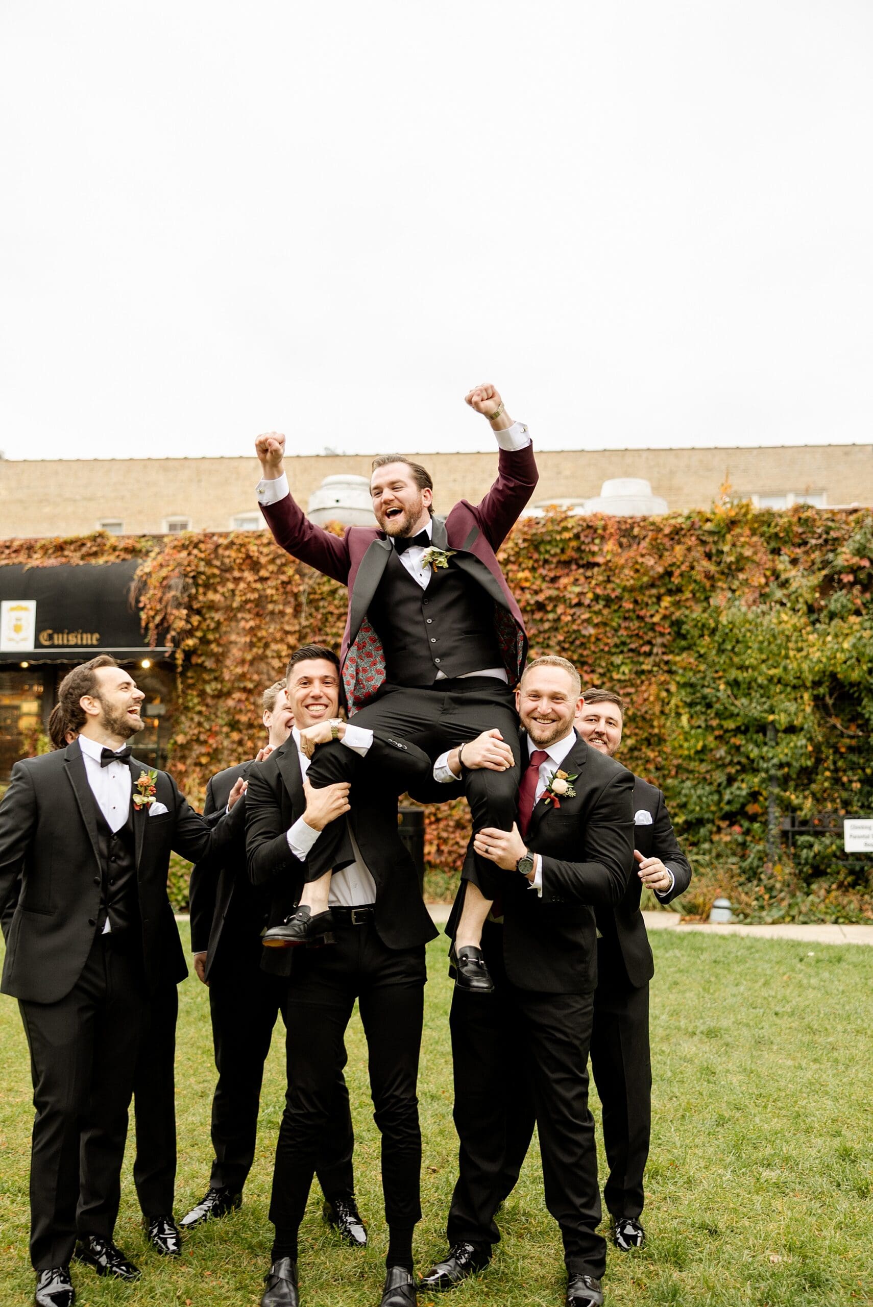 Fall Metropolis Ballroom wedding day in Arlington Heights, Illinois with Chicagoland wedding photographer Jillian Photography.