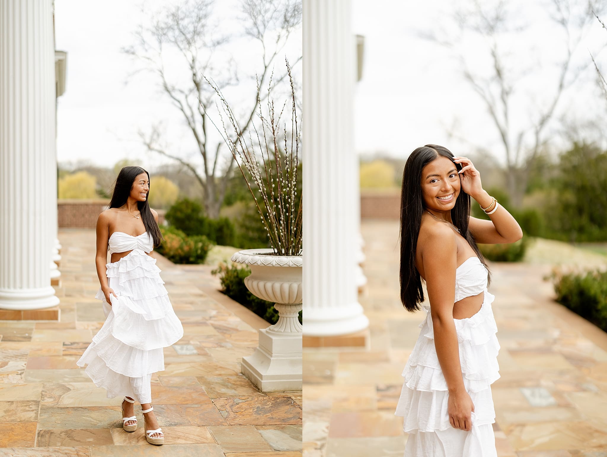 Spring Cantigny Park senior photos + inspiration for your Cantigny senior photos with Chicagoland senior photographer Jillian Photography.