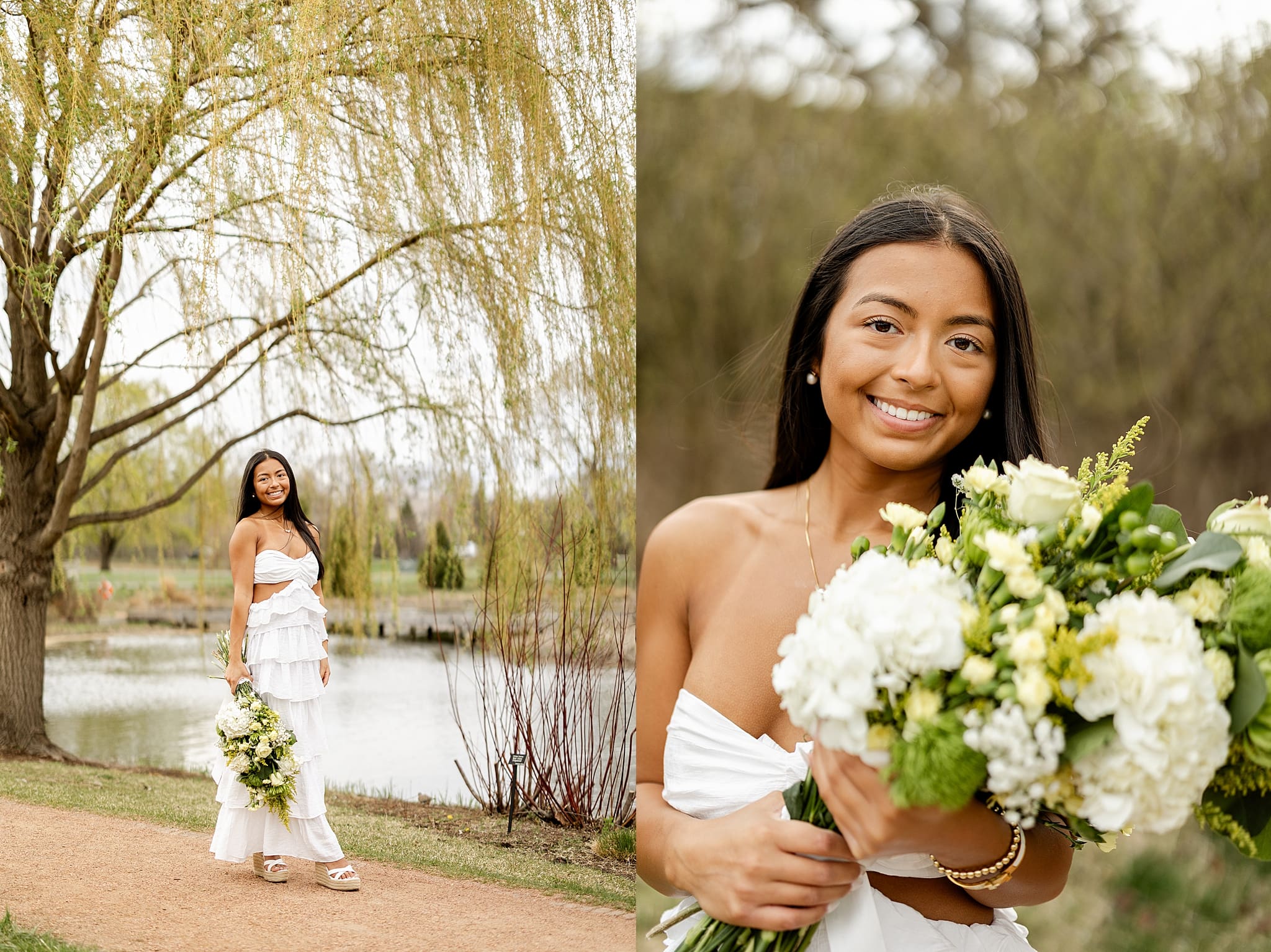 Spring Cantigny Park senior photos + inspiration for your Cantigny senior photos with Chicagoland senior photographer Jillian Photography.