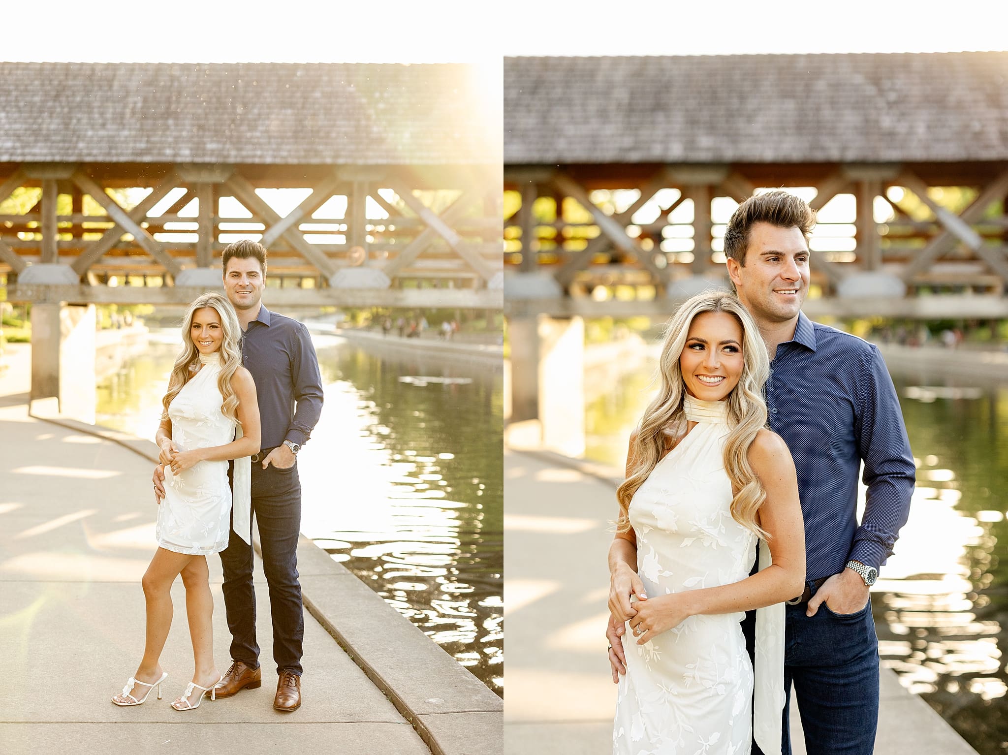 Featuring Allison & Anthony's downtown Naperville engagement photos with Chicagoland engagement and wedding photographer Jillian Photography.