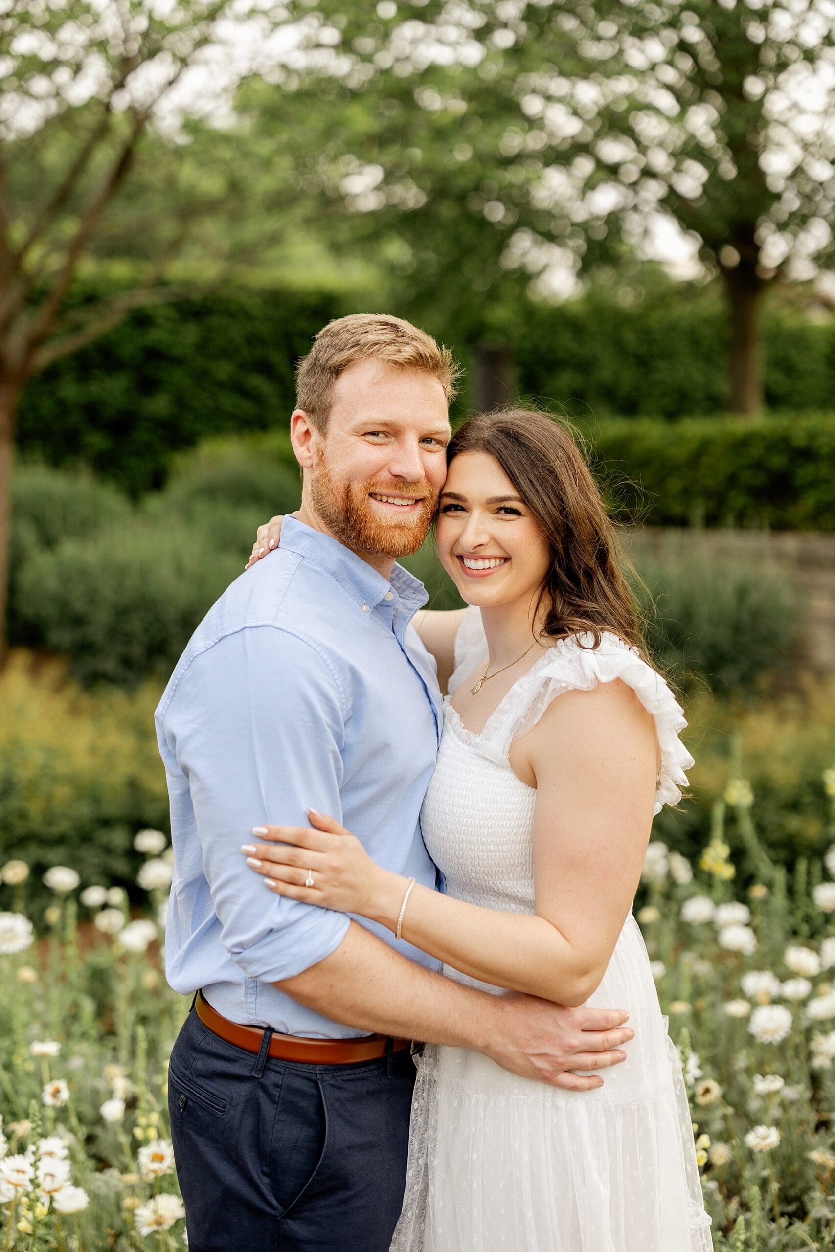Featuring Luci & Joe's spring Cantigny Park engagement photos with Chicagoland engagement and wedding photographer Jillian Photography.