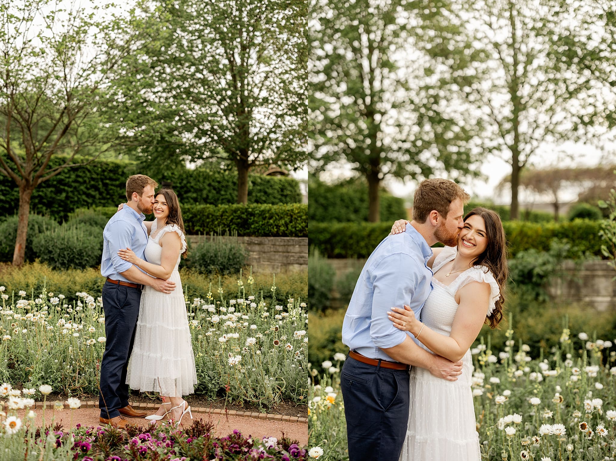 Featuring Luci & Joe's spring Cantigny Park engagement photos with Chicagoland engagement and wedding photographer Jillian Photography.
