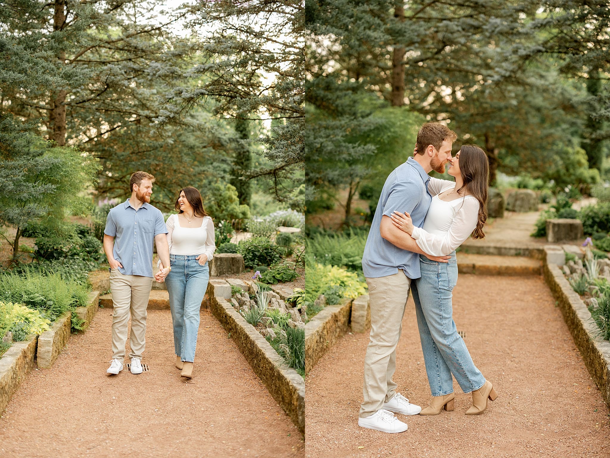 Featuring Luci & Joe's spring Cantigny Park engagement photos with Chicagoland engagement and wedding photographer Jillian Photography.