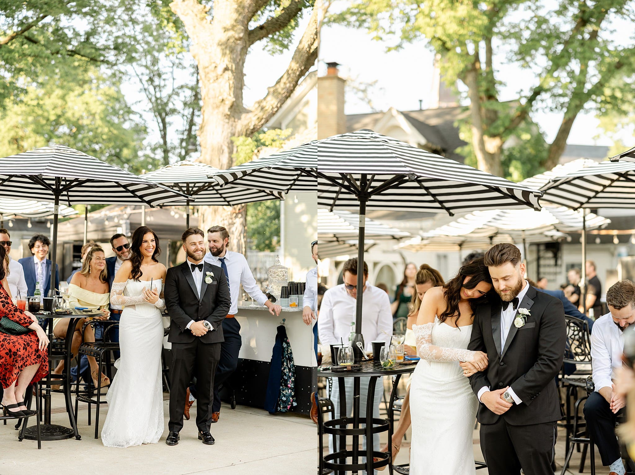 A look at Cam & Kyle's romantic wedding day at The James in Geneva photographed by Chicagoland wedding photographer Jillian Photography.