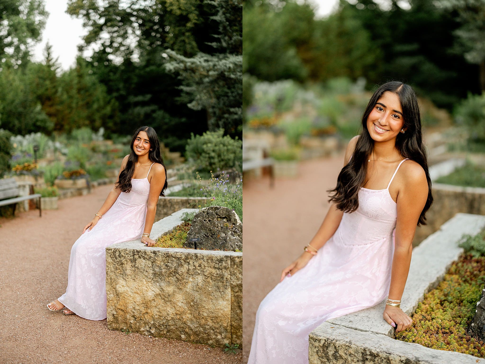 Naiyomi’s summer senior photos at Cantigny Park in Wheaton, Illinois, capture the warmth, blooms, and confidence of this beautiful Class of 2027 senior session.