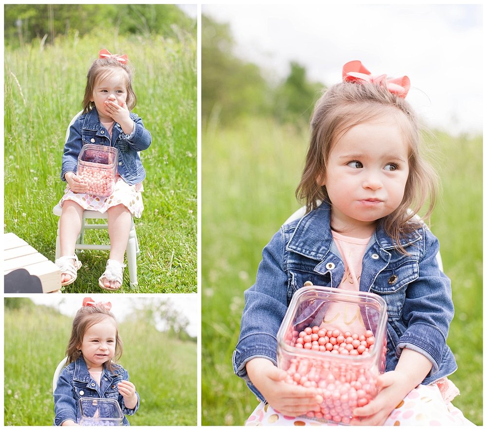 This little girl & her facial expressions!!  