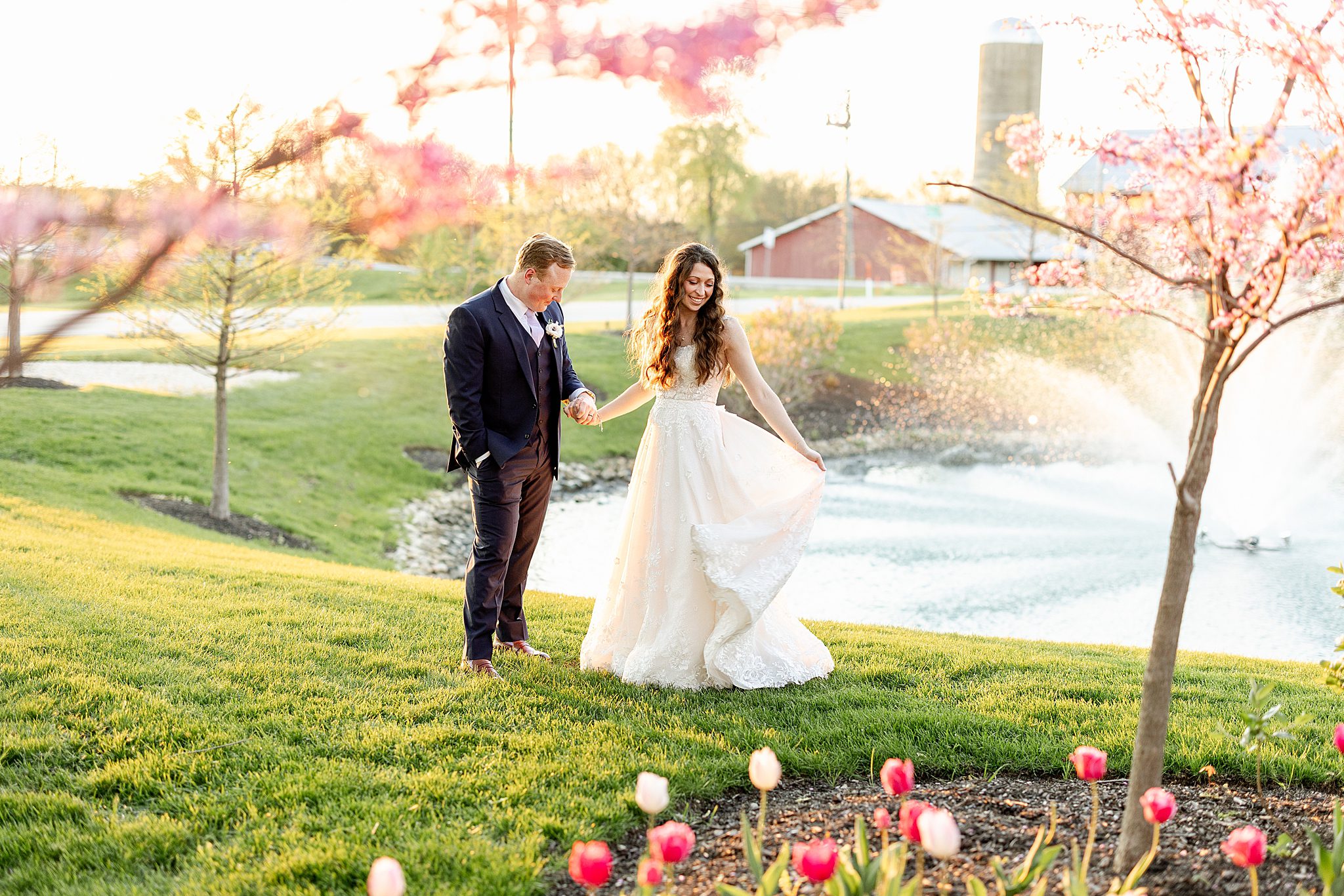 Sabrina and Ben's wedding day at The Farmhouse in Plainfield, Illinois with Chicagoland wedding photographer Jillian Photography.